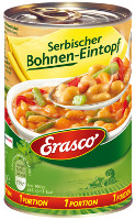 Erasco - 1 Portion - Serbischer Bohnen-Eintopf 400 g Dose